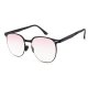 Folding Metal Sunglasses Cookie Sunglasses Gradient Fashion Sunscreen UV Oval