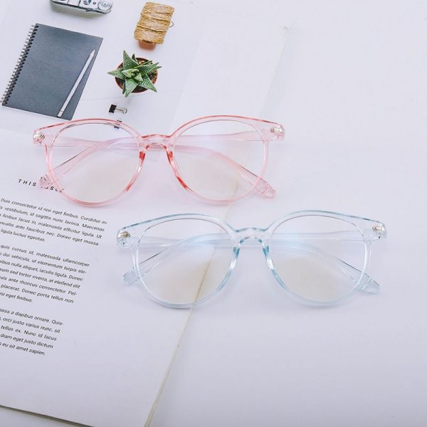 Literary Eyeglasses Frames Round Frame Accessories Eyeglasses