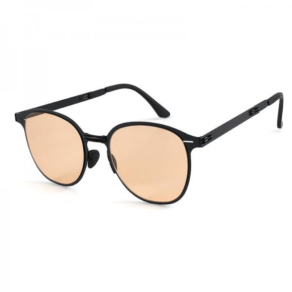 Folding metal glasses ins personalized sunglasses fashion lightweight sunglasses