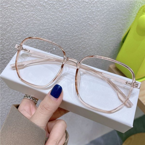 Large Frame Eyeglasses Frames Jelly Color Eyeglasses Frames Vintage Large Frames Polygonal