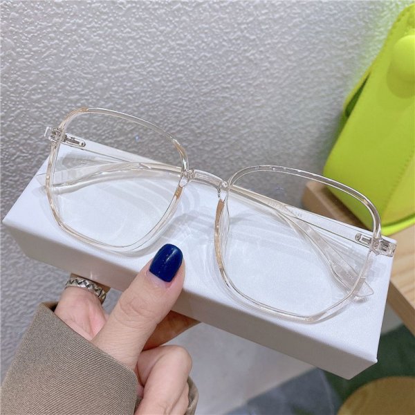 Large Frame Eyeglasses Frames Jelly Color Eyeglasses Frames Vintage Large Frames Polygonal